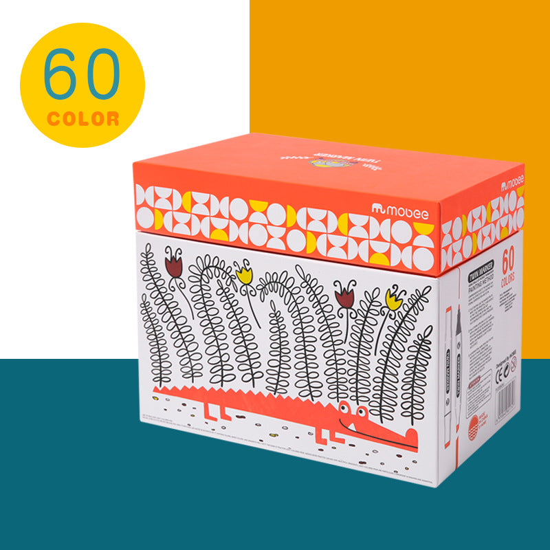 Buy Mobee Twin 60 Colours Marker | Yallatoys.com