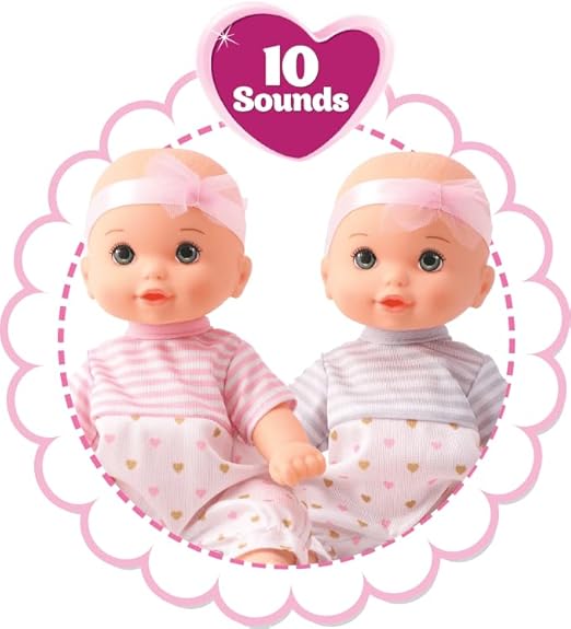 8.5 inch baby doll twins for pretend play fun