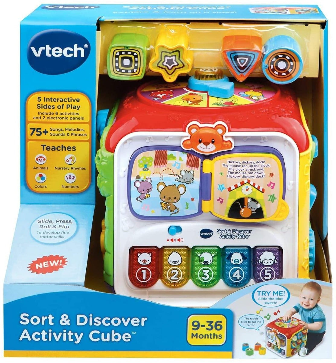 Buy VTech Sort and Discover Activity Cube | Yallatoys.com