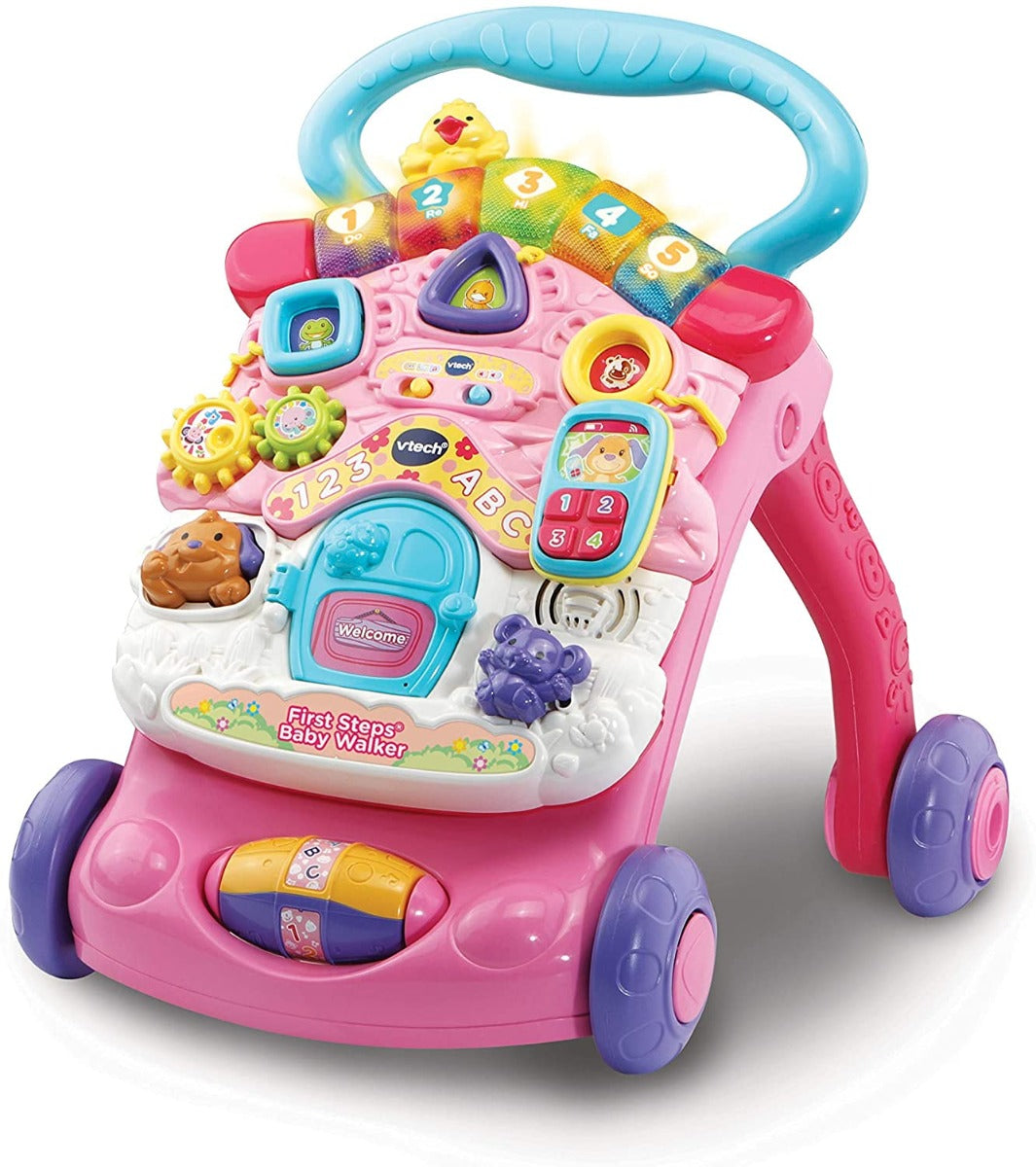 Buy VTech First Steps Baby Walker Pink | Yallatoys.com