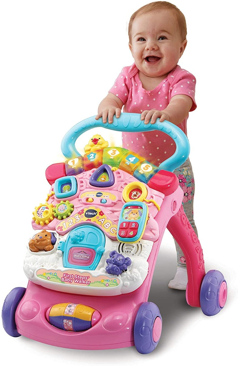 Buy VTech First Steps Baby Walker Pink | Yallatoys.com