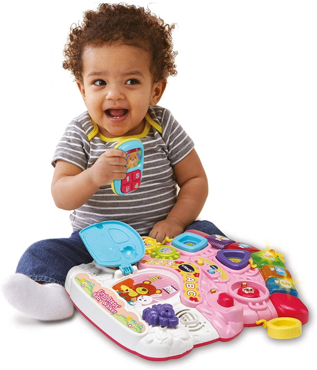 Buy VTech First Steps Baby Walker Pink | Yallatoys.com