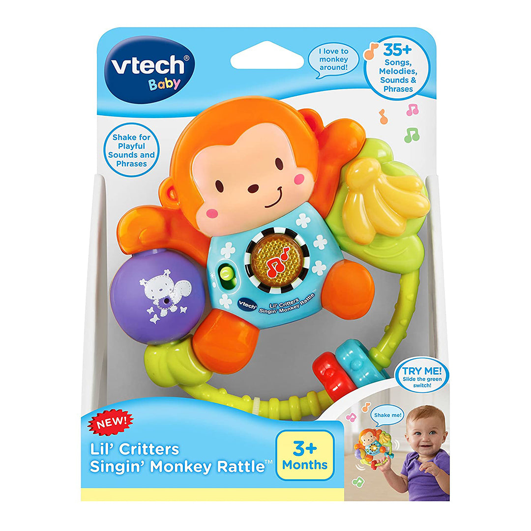 Buy VTech Lil Critters Singing Monkey Rattle | Yallatoys.com