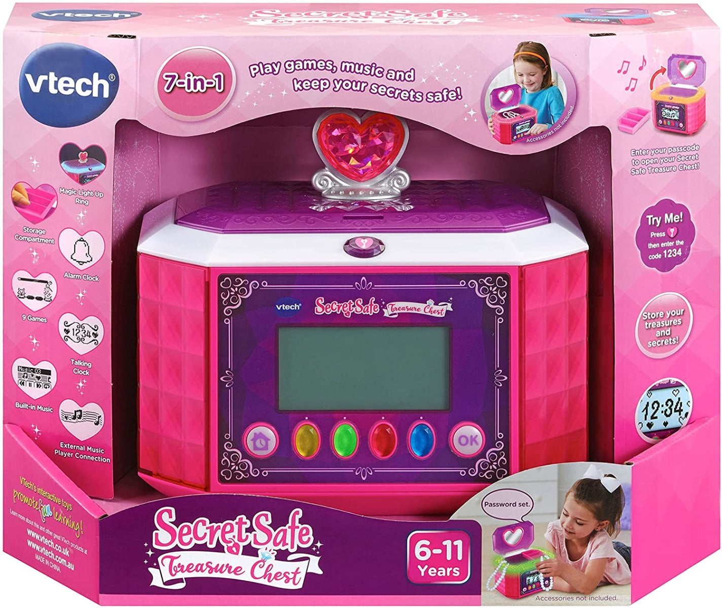 Buy Vtech Secret Safe Treasure Chest | Yallatoys.com