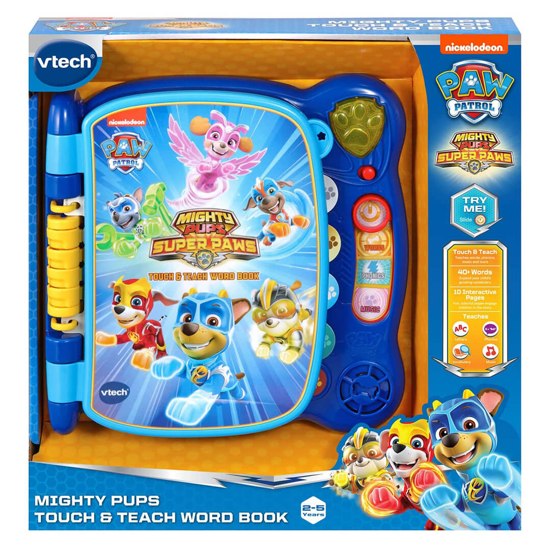 Buy Vtech Paw Patrol Mighty Pups Touch And Teach Word Book | Yallatoys.com