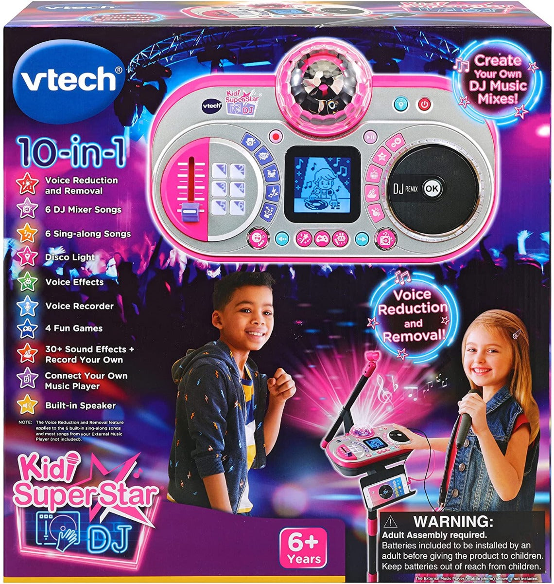 Buy Vtech Kidi Super Star Karaoke And Dj Mixer All In One | Yallatoys.com