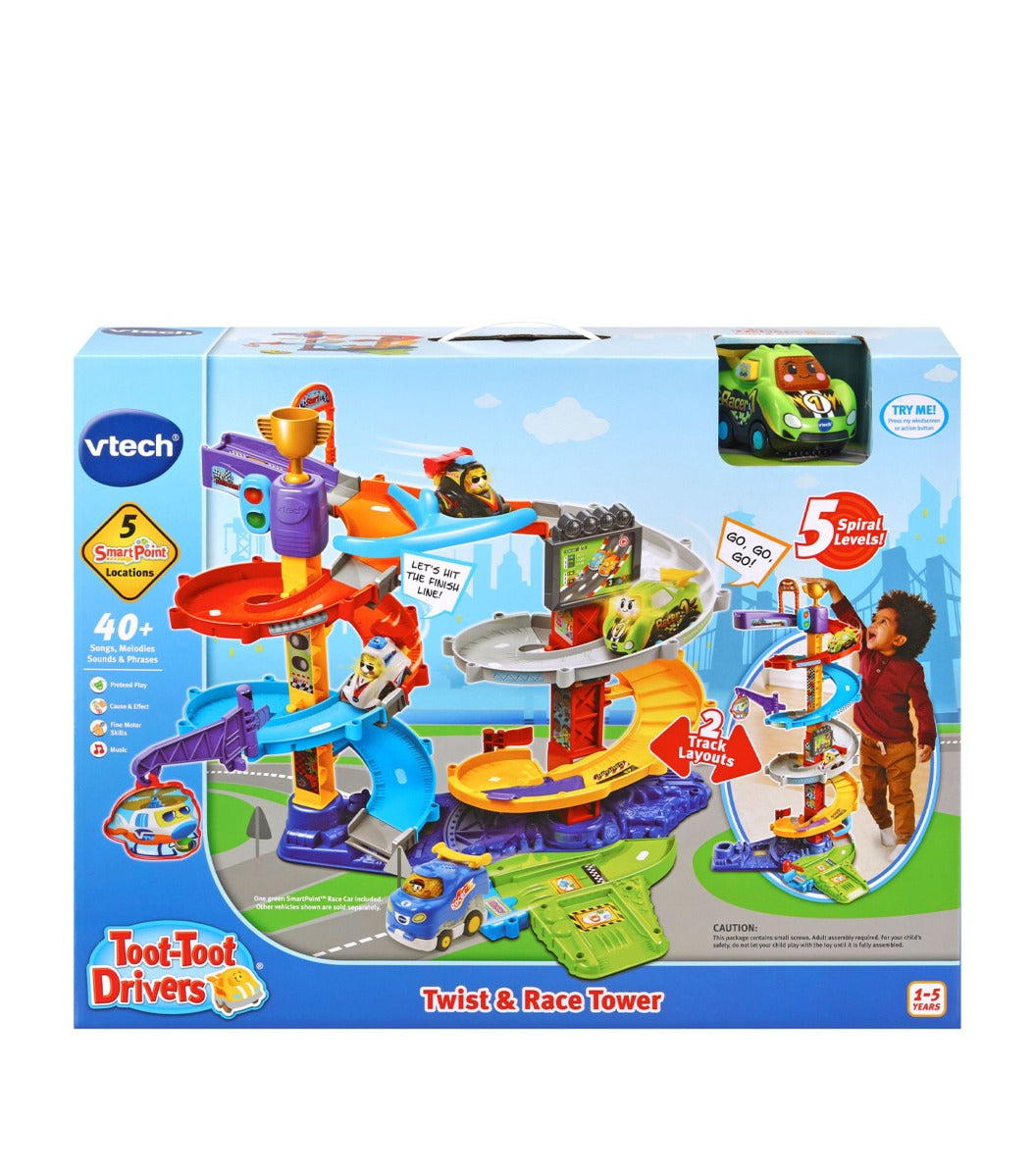Buy VTech Toot Toot Drivers Twist & Race Tower | Yallatoys.com