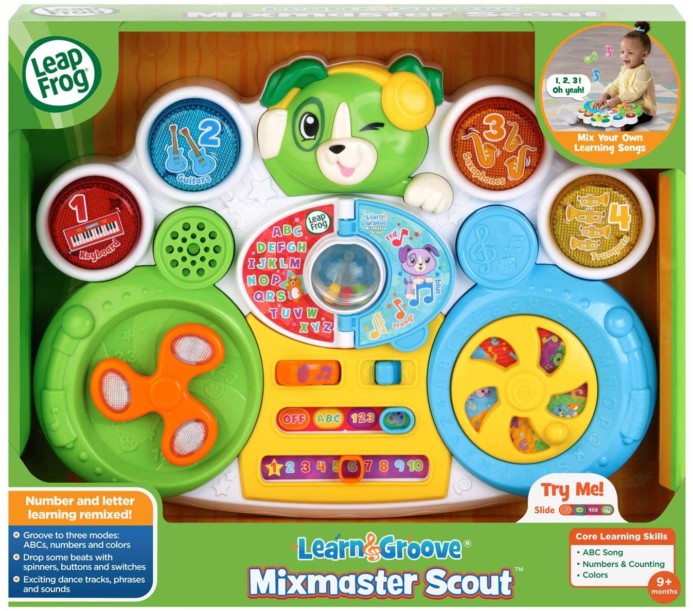 Buy Leapfrog Learn & Groove Mixmaster Scout Green | Yallatoys.com