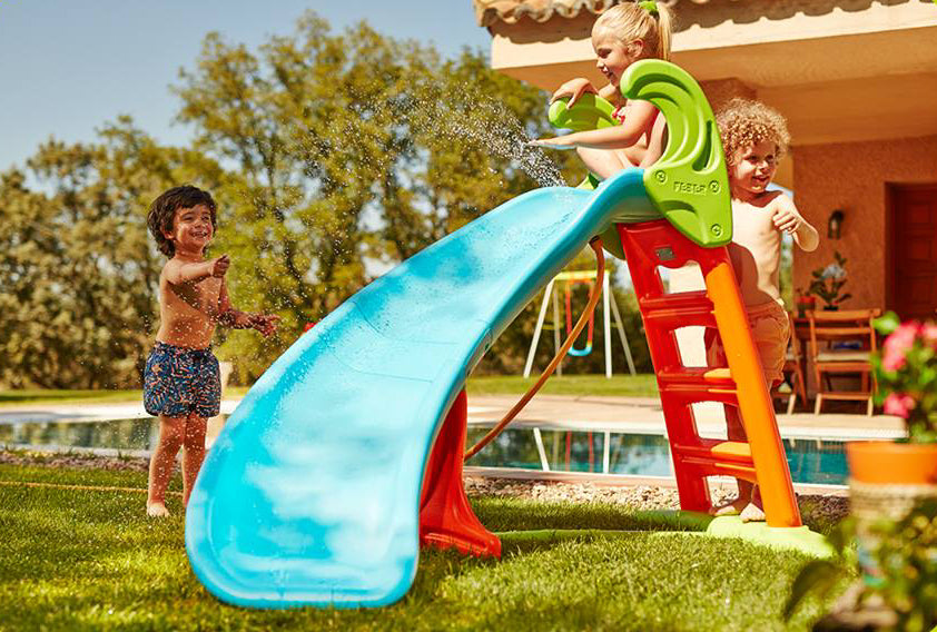 Buy Feber Curve Slide With Water | Yallatoys.com
