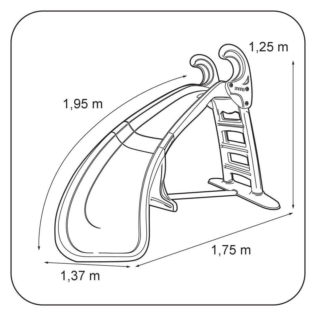 Buy Feber Curve Slide With Water | Yallatoys.com