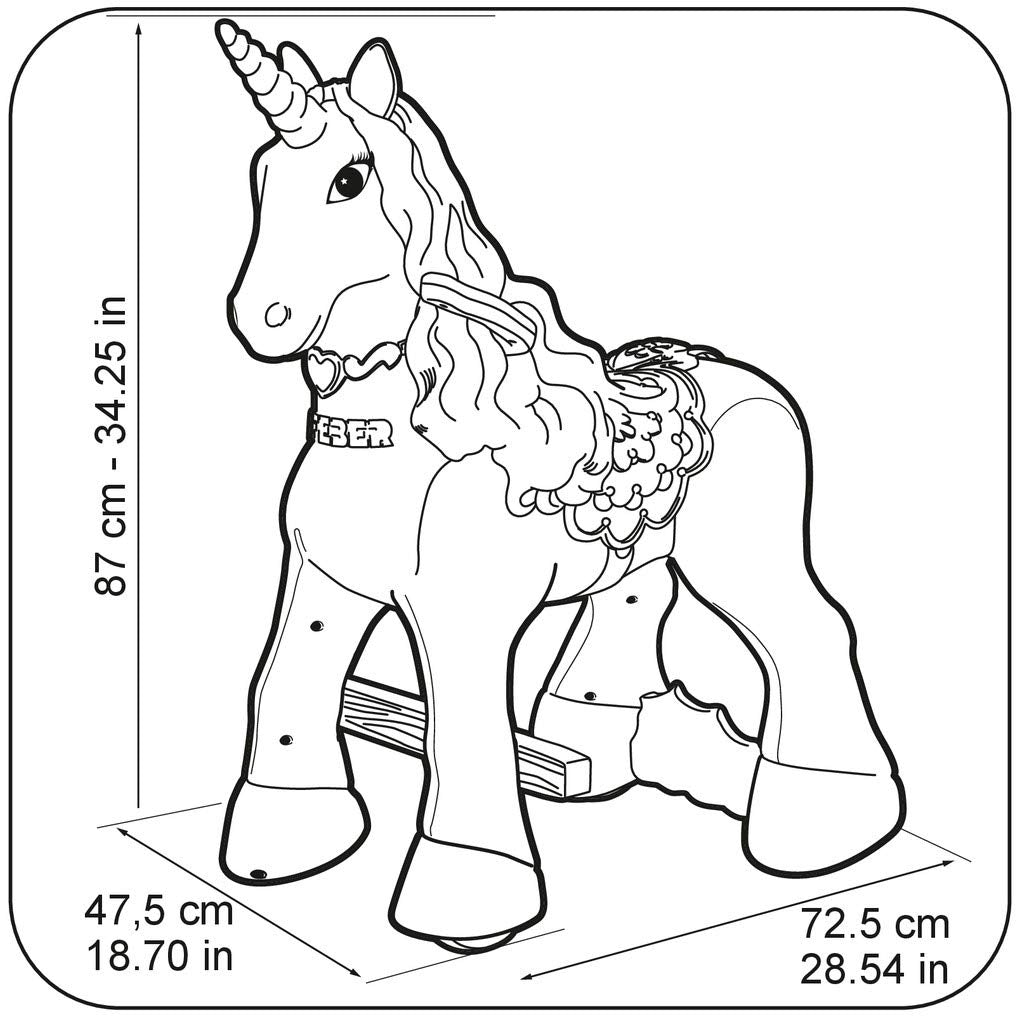 Buy Feber My Lovely Unicorn 12V Battery Operated | Yallatoys.com