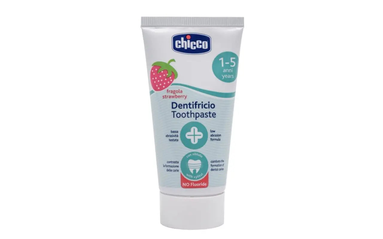 Chicco Toothpaste Strawberry 12M+ No Fluoride Chicco Yallatoys