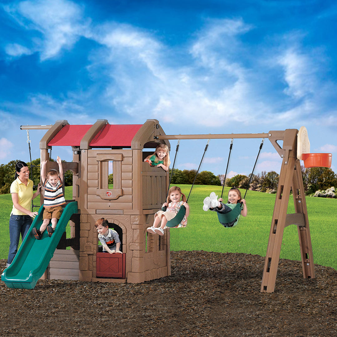 Buy Step2 Naturally Playful Adventure Lodge Play Center | Yallatoys.com