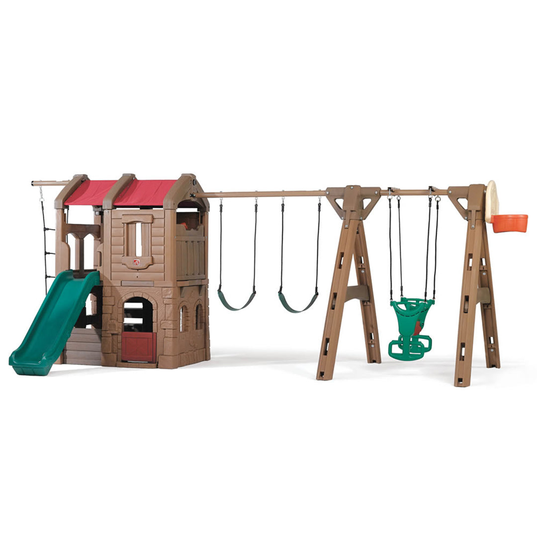 Buy Step2 Naturally Playful Adventure Lodge Play Center With Glider | Yallatoys.com