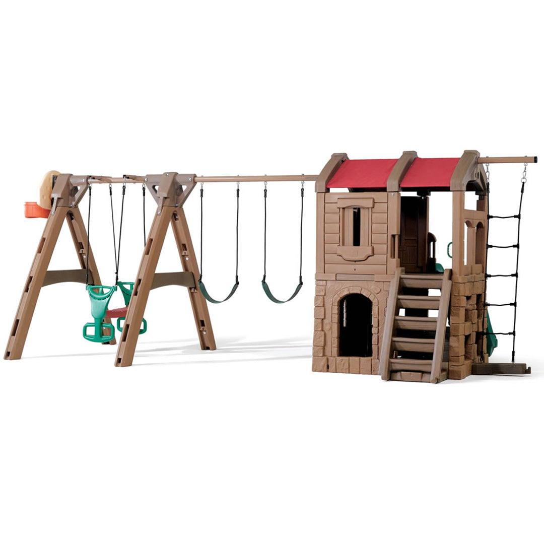 Buy Step2 Naturally Playful Adventure Lodge Play Center With Glider | Yallatoys.com