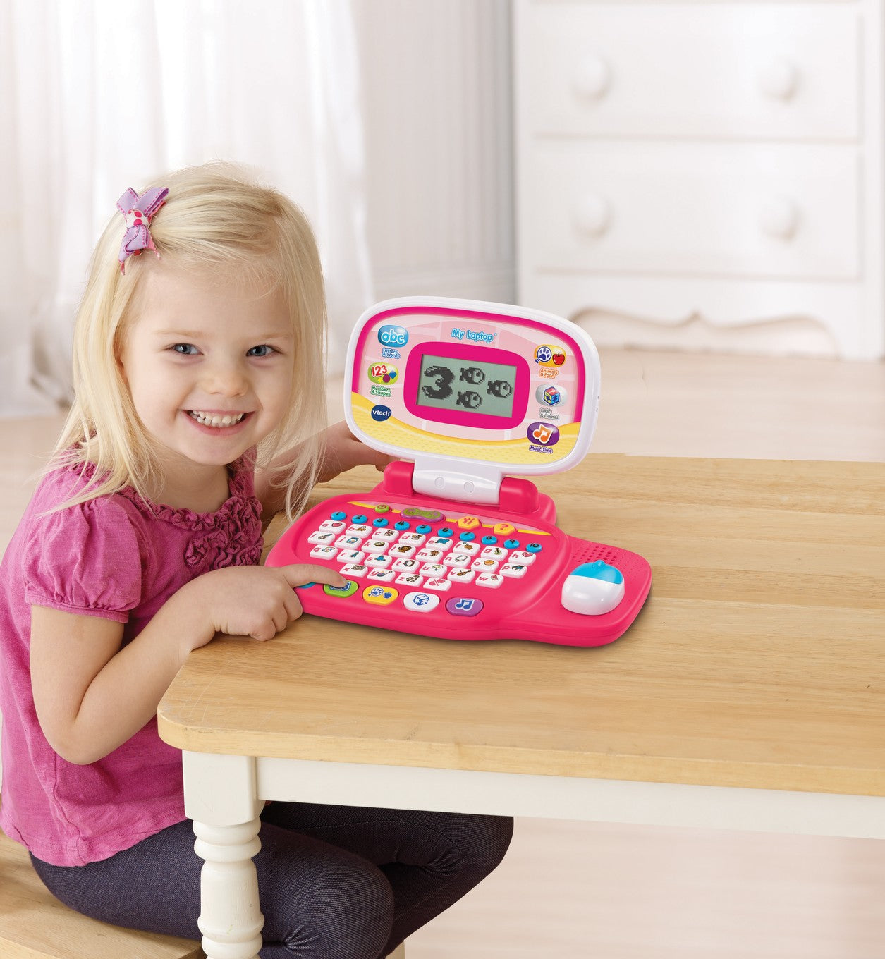 Buy Vtech My Laptop Pink | Yallatoys.com