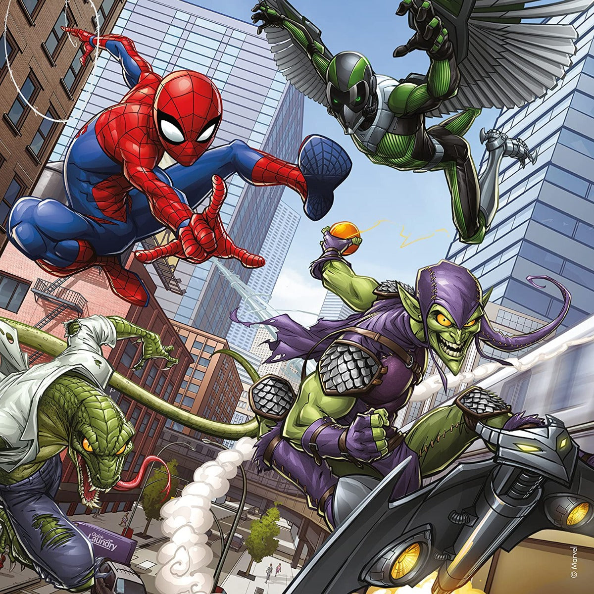 Buy Ravensburger Marvel Spiderman 3 in 1 49pcs Piece Jigsaw Puzzle | Yallatoys.com