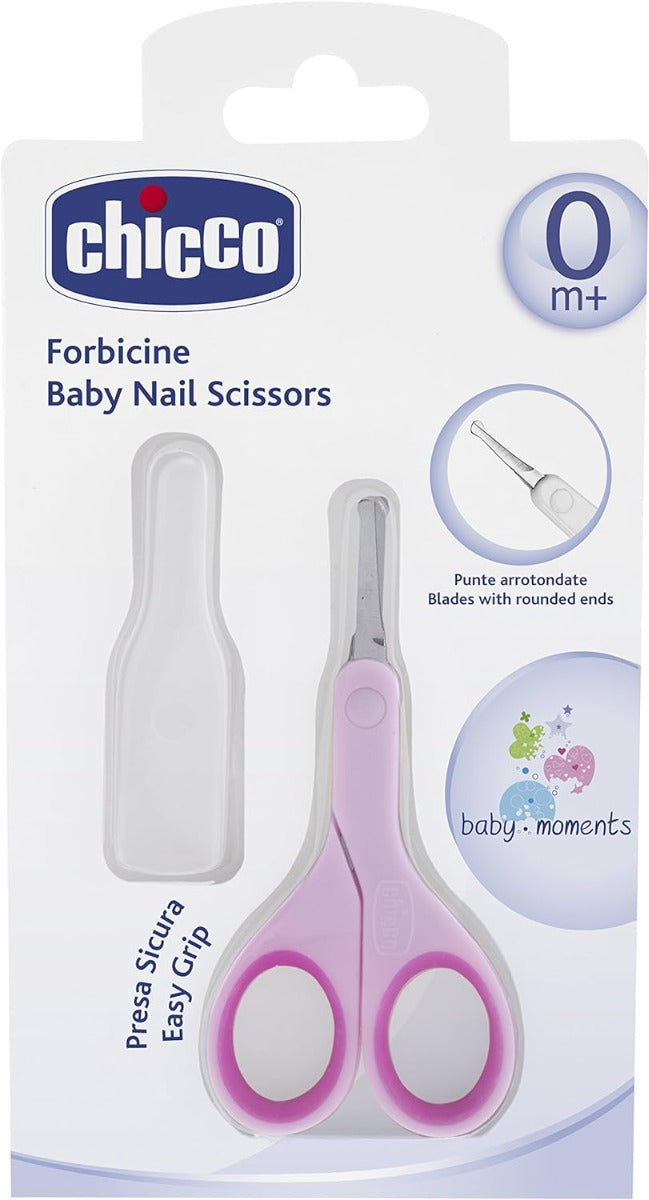Chicco Baby Nail Scissors Pink Chicco Yallatoys
