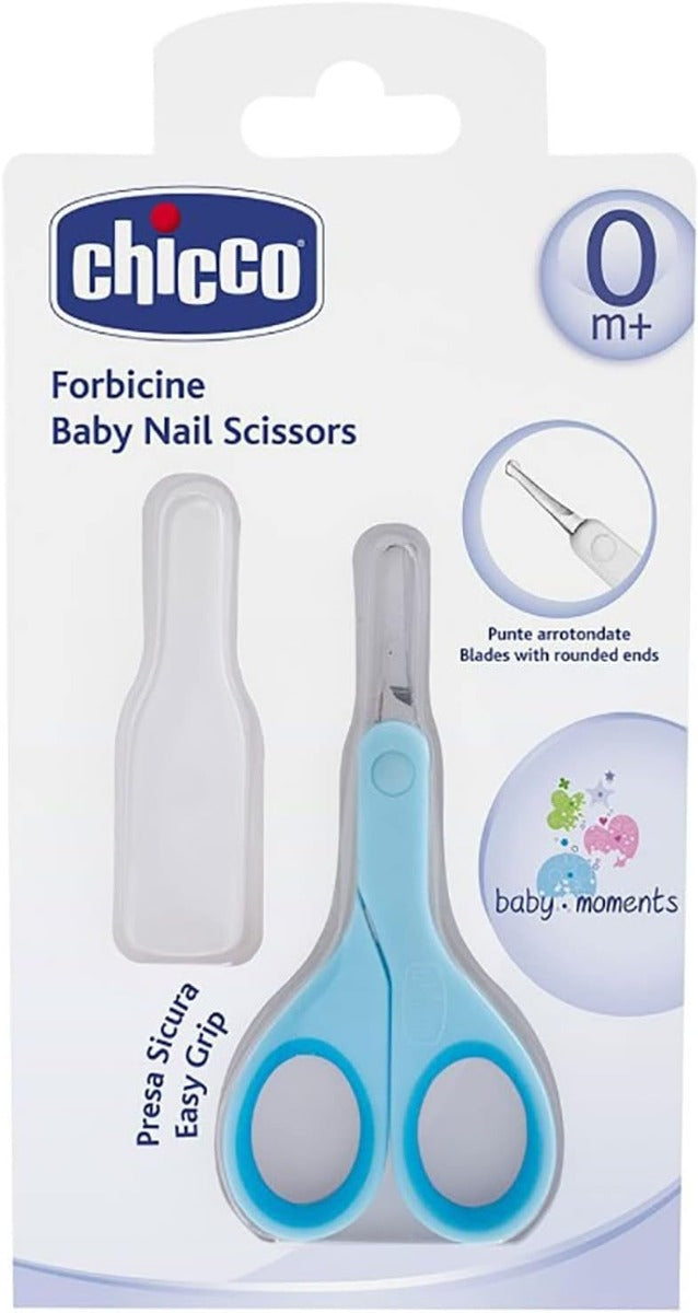 Chicco Baby Nail Scissors Blight Blue Chicco Yallatoys