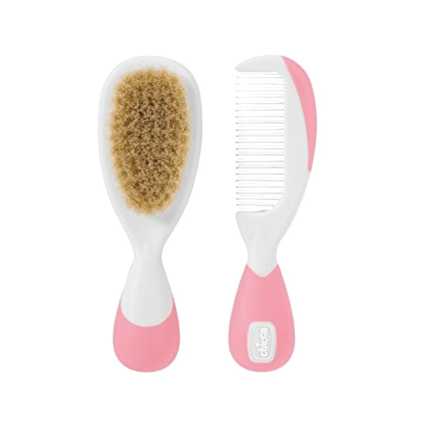 Chicco Brush & Comb - Pink Chicco Yallatoys