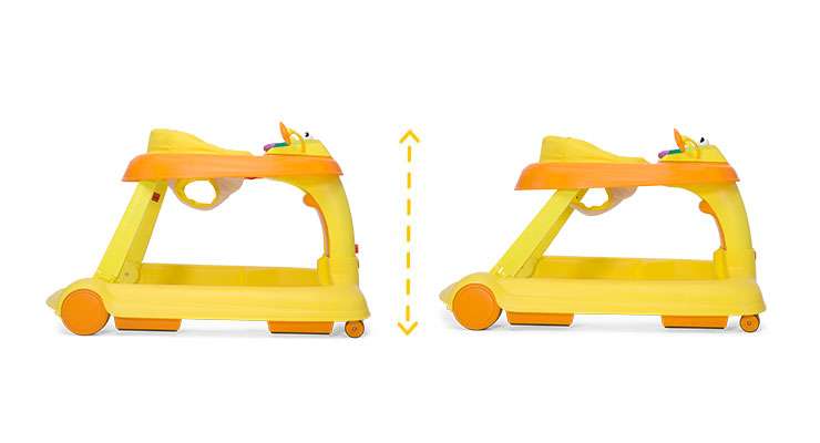Chicco 123 Baby Walker Orange Chicco Yallatoys