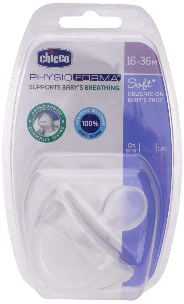 Chicco Baby Physio Soft Silicone Soother - 16-36m - 1Pcs Chicco Yallatoys