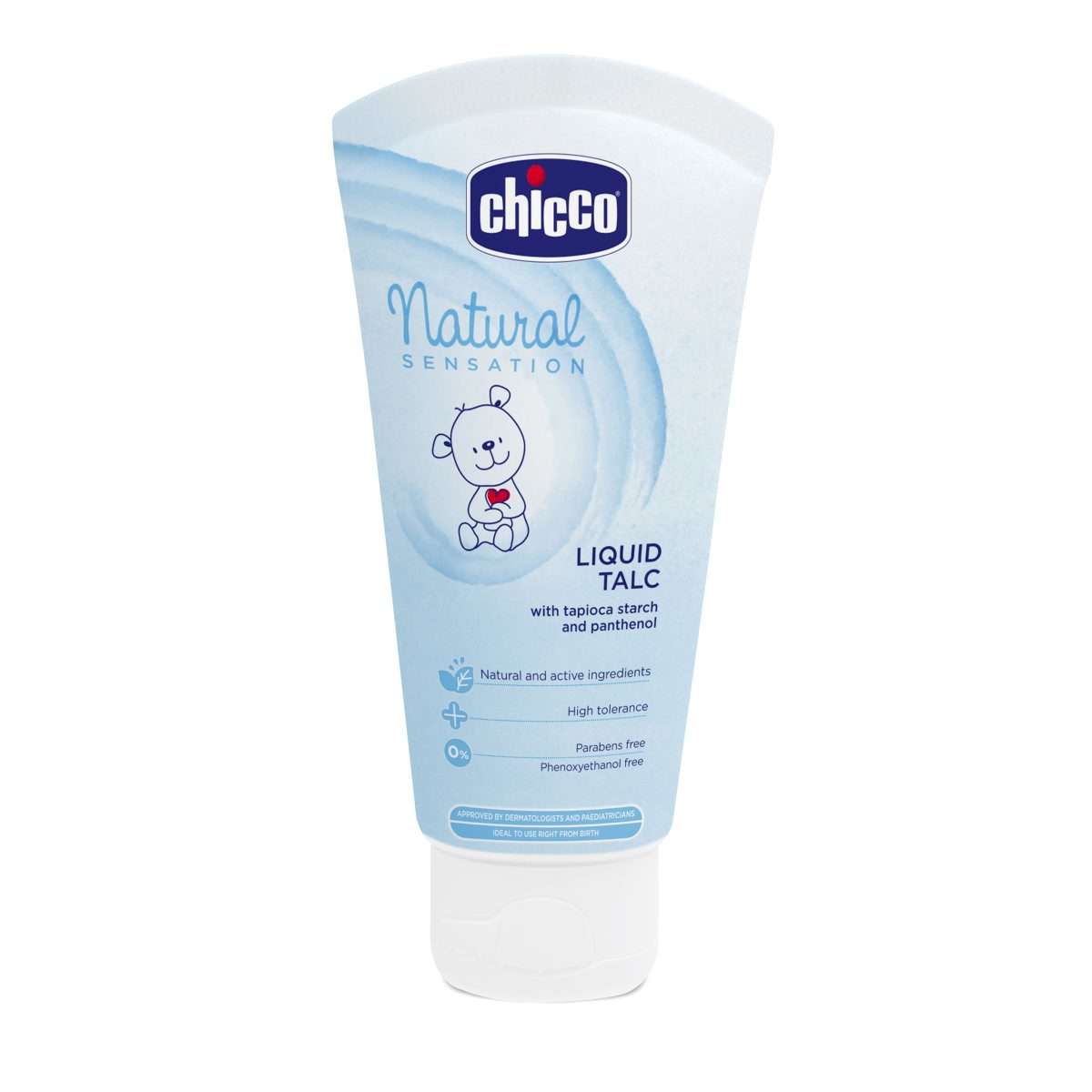 Chicco Natural Sensation Liquid Talc - 100 ML Chicco Yallatoys