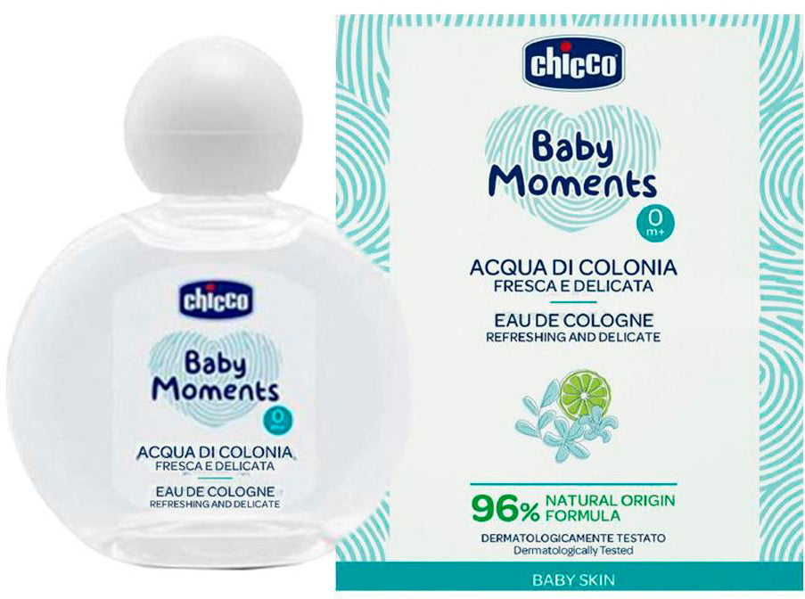 Chicco Baby Moments Eau De Cologne Refresh Delicate- 100ML Chicco Yallatoys
