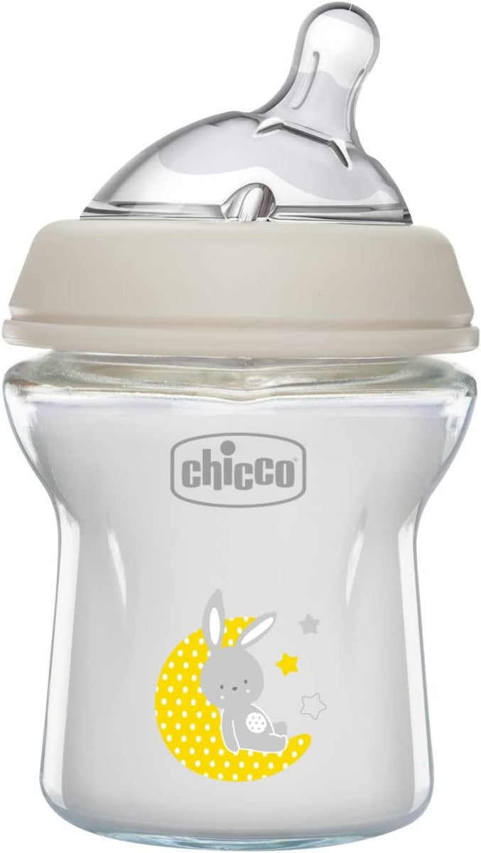 Chicco New Natural Feeling Glass Bottle - 0M+ - 150Ml Chicco Yallatoys