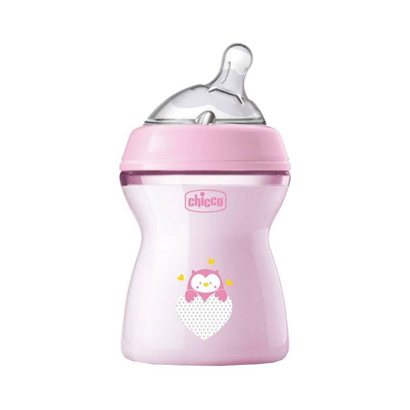 Chicco Natural Feeling Feeding Bottle PP 2M+ - 250ML - Girl Chicco Yallatoys