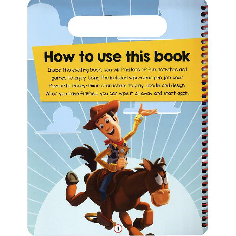 Buy Igloo Books Pixar Wipe Clean Activities Book | Yallatoys.com