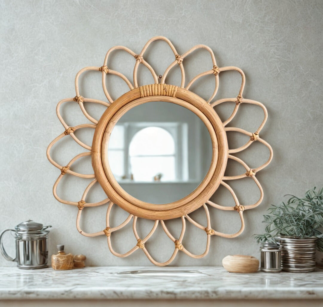 Cuddle Akia Rattan Mirror Cuddle Yallatoys