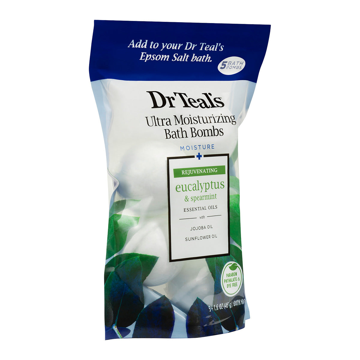 Dr Teals Eucalyptus Moisturizing Bath Bombs Set 5pcs 45g Dr Teal's Yallatoys