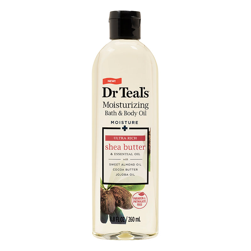 Dr Teals Shea Butter Massage Body Oil 260ml Dr Teal's Yallatoys
