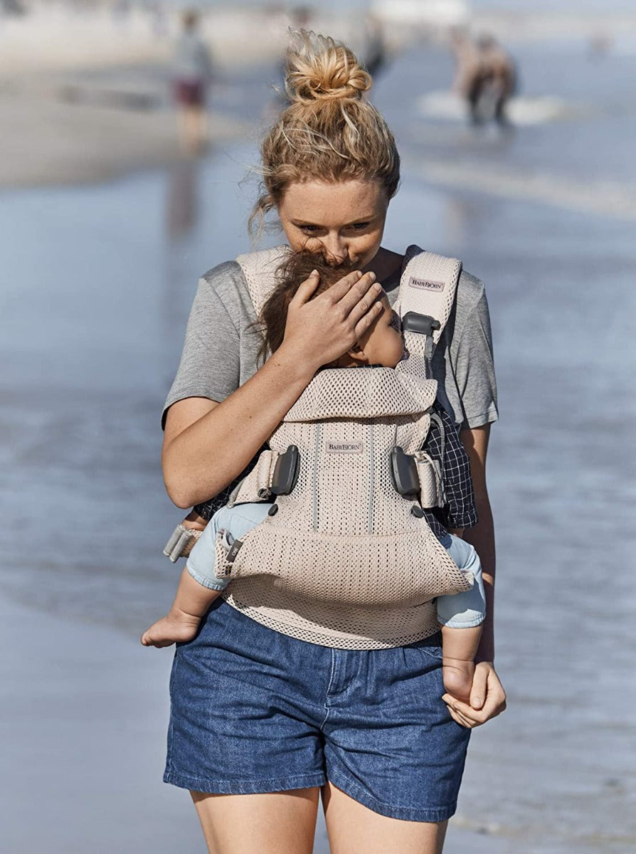 BABYBJORN  Baby Carrier One Air, Pearly pink, 3D Mesh BabyBjorn Yallatoys