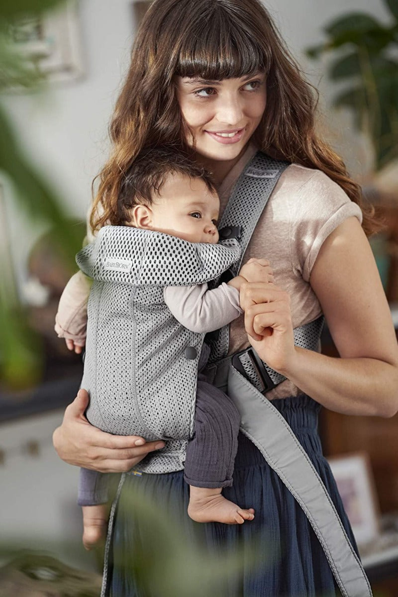 BABYBJORN  Baby Carrier Mini, Grey, 3D Mesh BabyBjorn Yallatoys