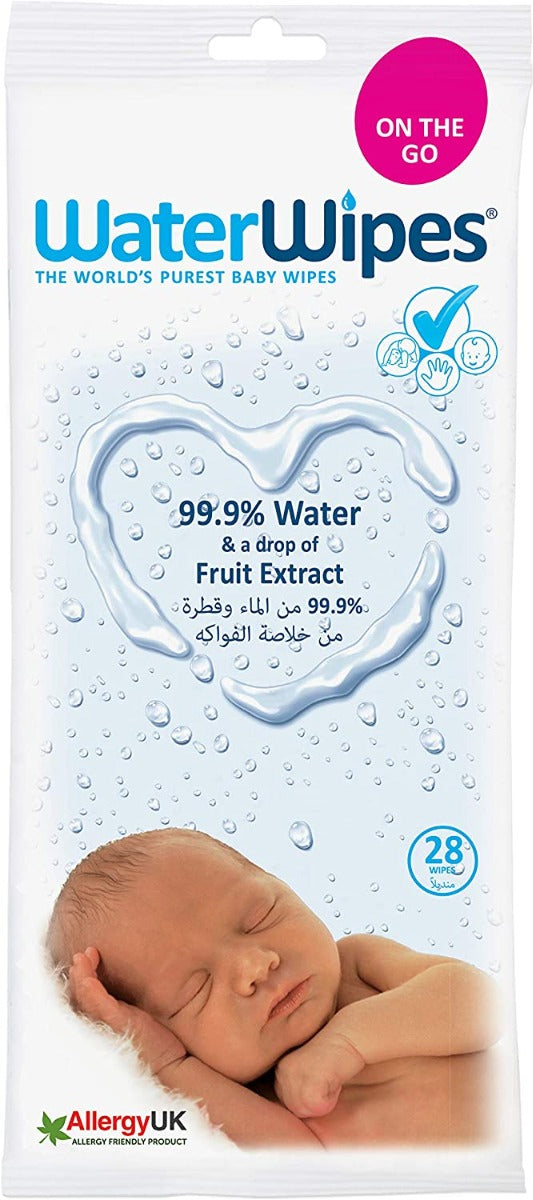 Waterwipes 28Pk Travel Pack WaterWipes Yallatoys