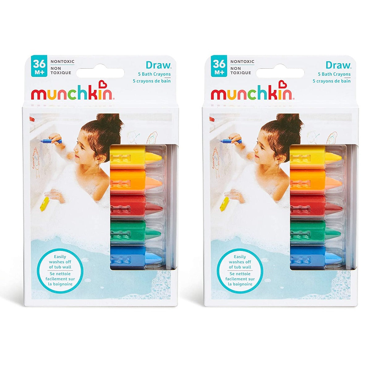 Munchkin - Draw Bath Crayons Munchkin Yallatoys