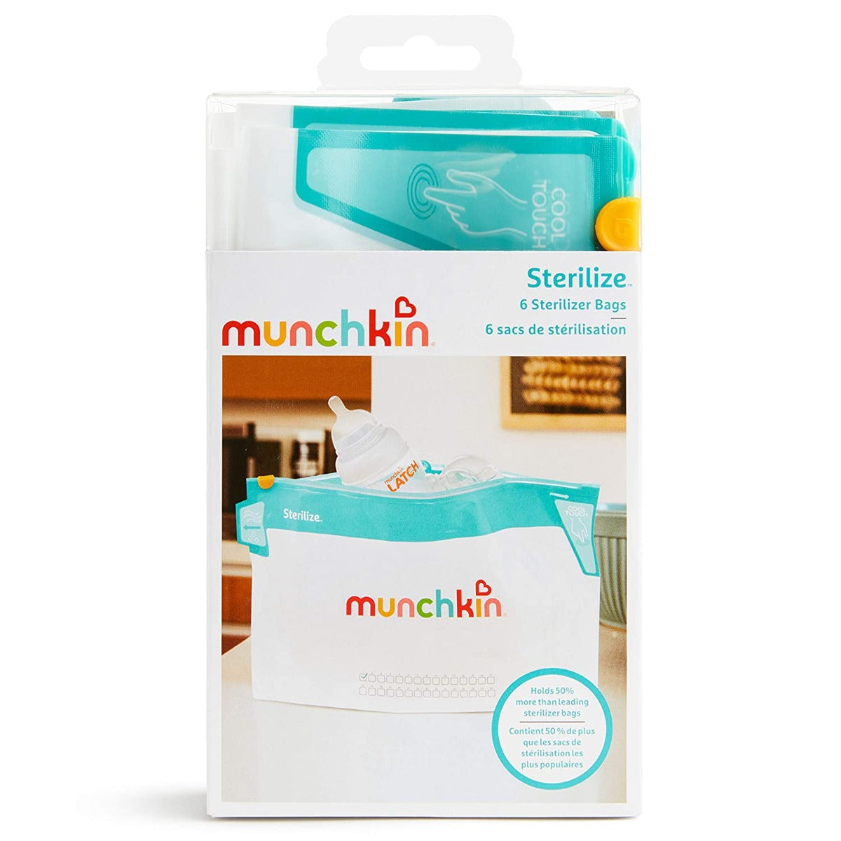 Munchkin - Latch Microwave Steriliser Bags 6pk Munchkin Yallatoys