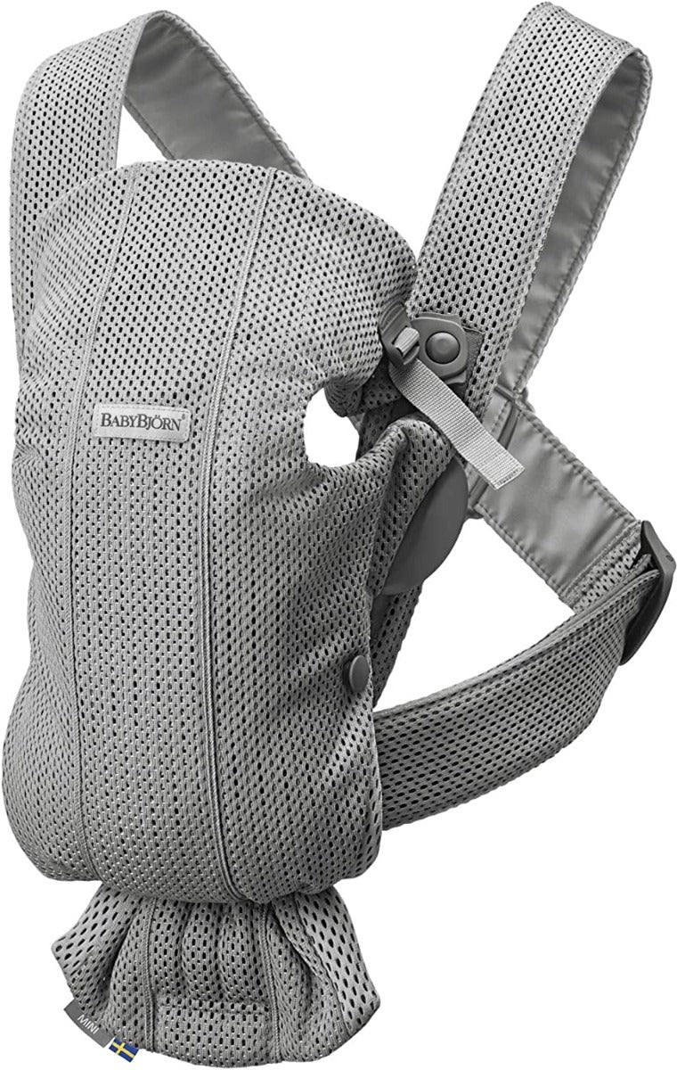 BABYBJORN  Baby Carrier Mini, Grey, 3D Mesh BabyBjorn Yallatoys