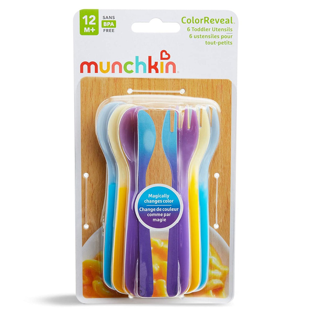 Munchkin - Colour Reveal Forks and Spoons 6 pack Munchkin Yallatoys