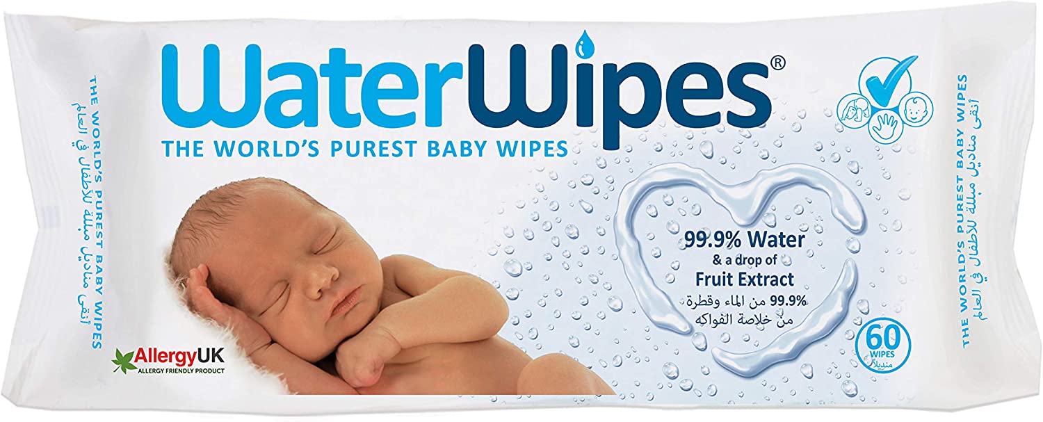 Waterwipes 60 Pack WaterWipes Yallatoys