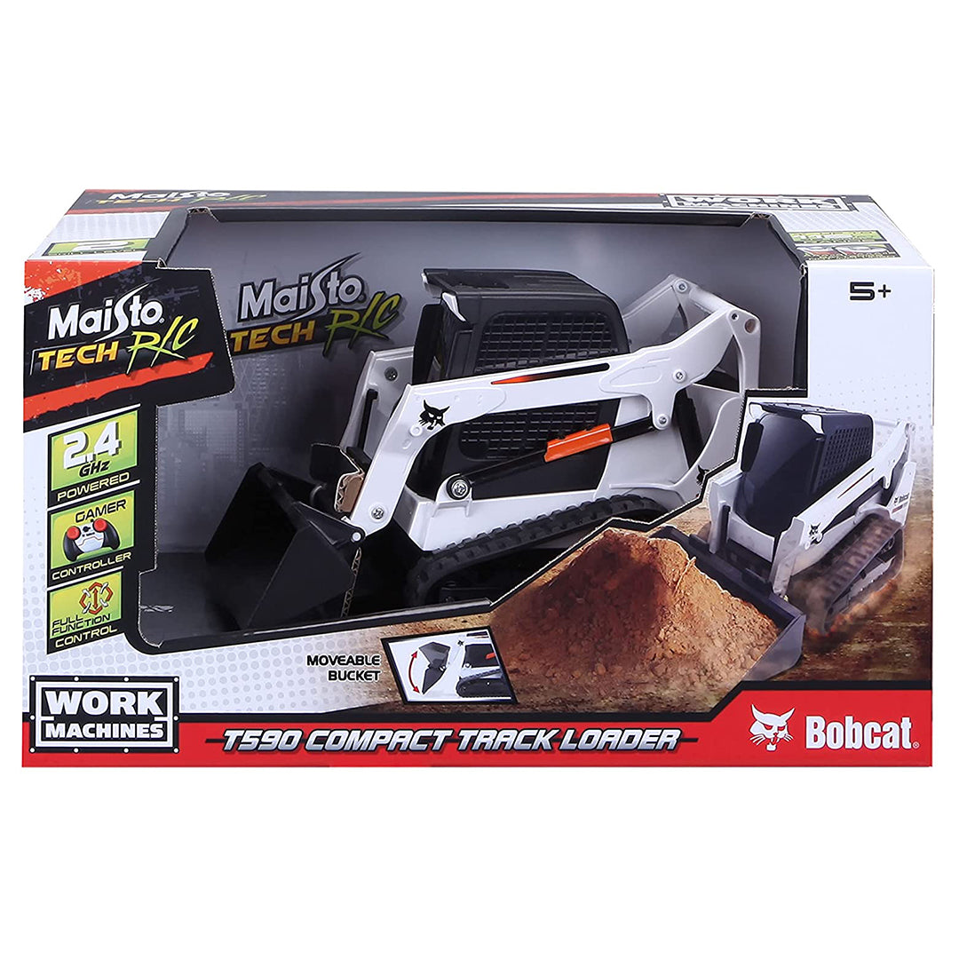 Buy Maisto Tech Remote Control Work Machines Bobcat T590 Track Loader | Yallatoys.com