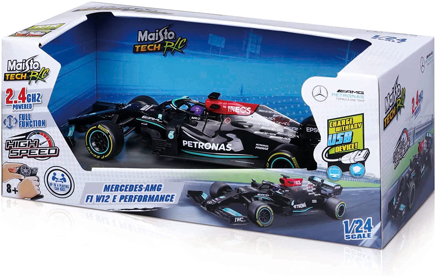 Buy Maisto Premium Remote Control F1 Mercesdes 2021 Season Lewis Hamilton Car | Yallatoys.com