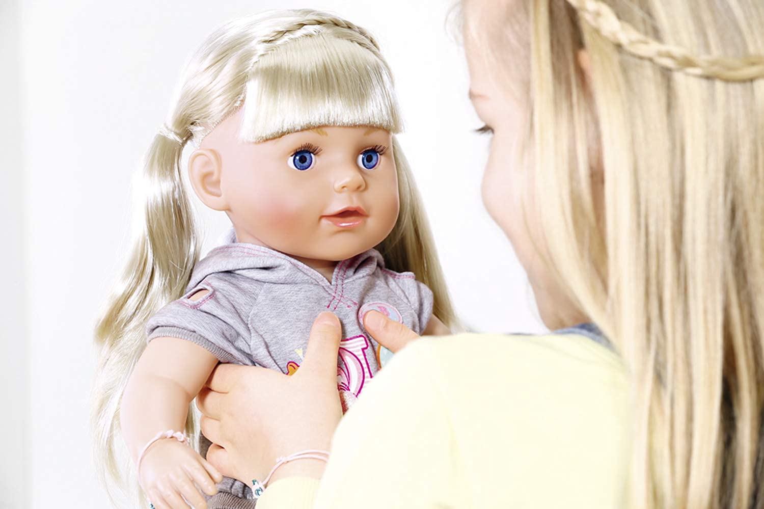 Buy Baby Born Soft Touch Sister Blond 43Cm Doll | Yallatoys.com