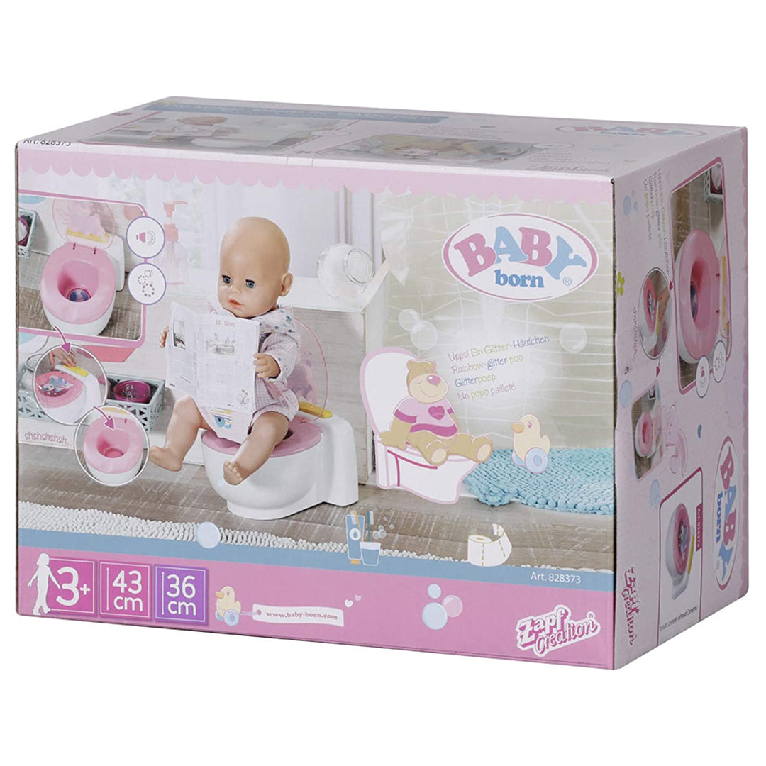 Buy Baby born Bath Poo-Poo Toilet Real Sound Effects | Yallatoys.com