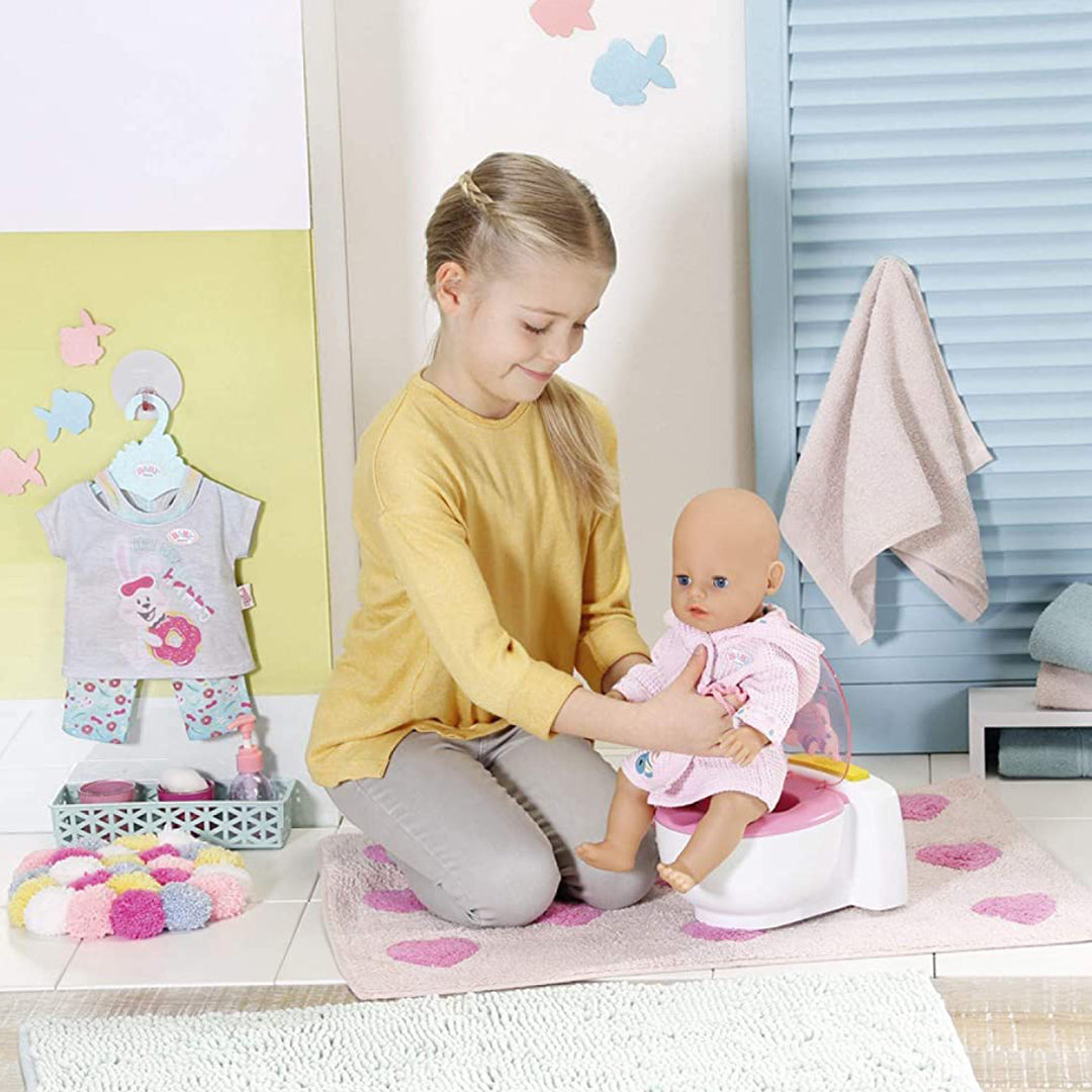 Buy Baby born Bath Poo-Poo Toilet Real Sound Effects | Yallatoys.com