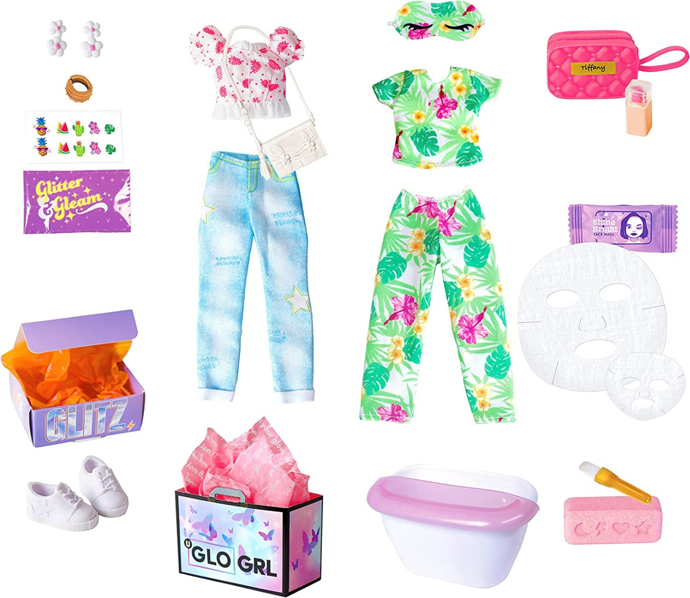 Buy Glo Up Girls Tiffany Blonde Girl Fashion Doll with 25 Fabulous Surprises | Yallatoys.com