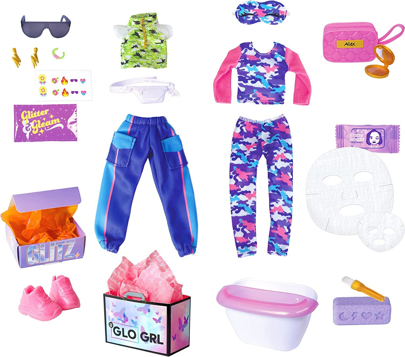 Buy Glo Up Girls Alex Latina Hispanic Girl Fashion Doll with 25 Fabulous Surprises | Yallatoys.com