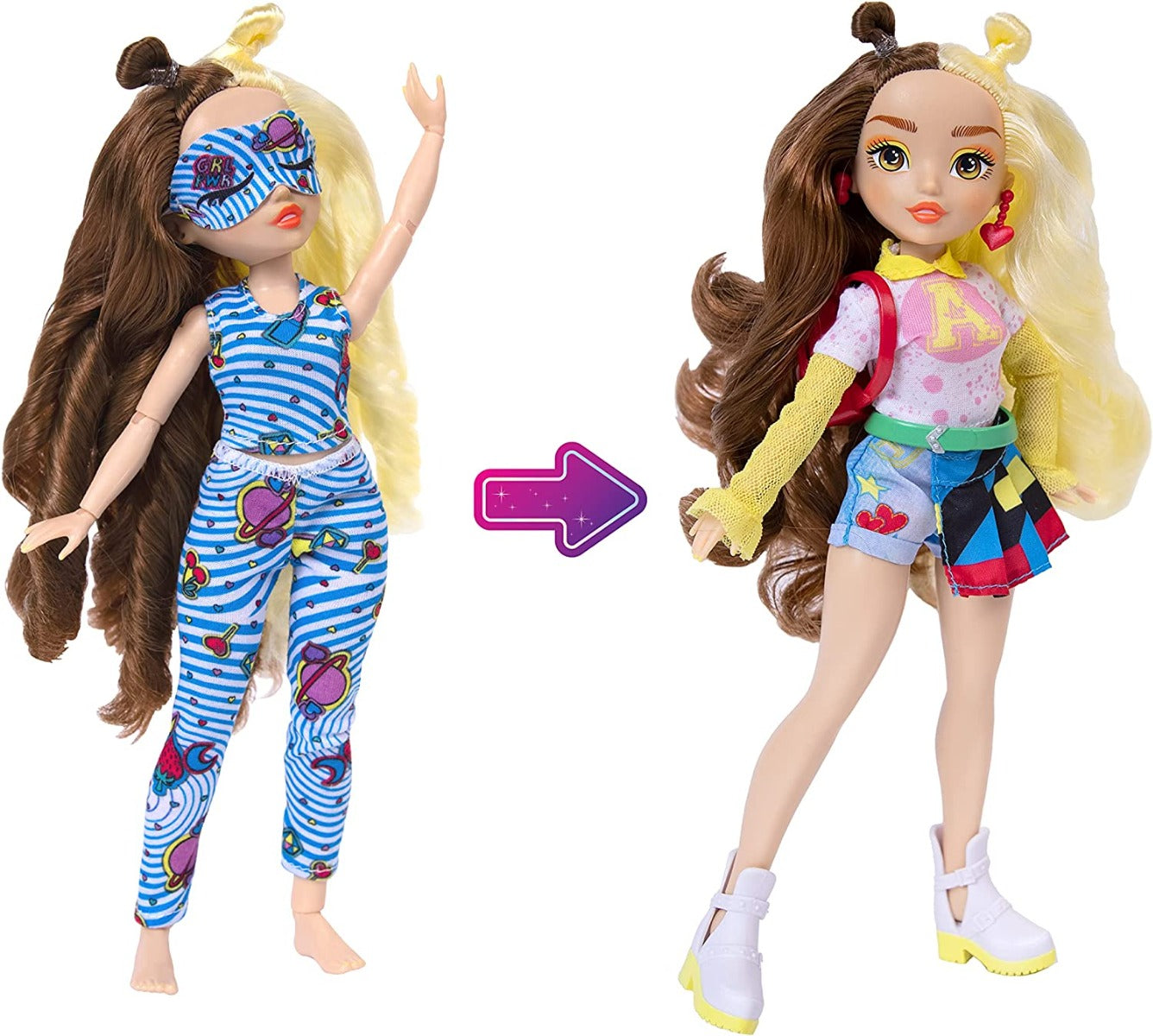 Buy Glo Up Girls Erin Alternative Girl Fashion Doll with 25 Fabulous Surprises | Yallatoys.com